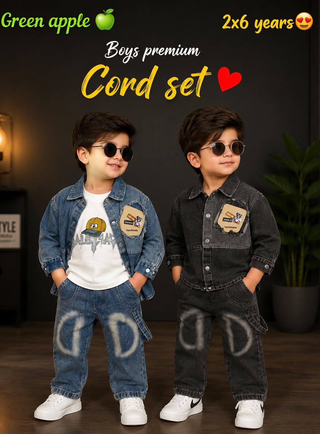 Denim 3-pis set