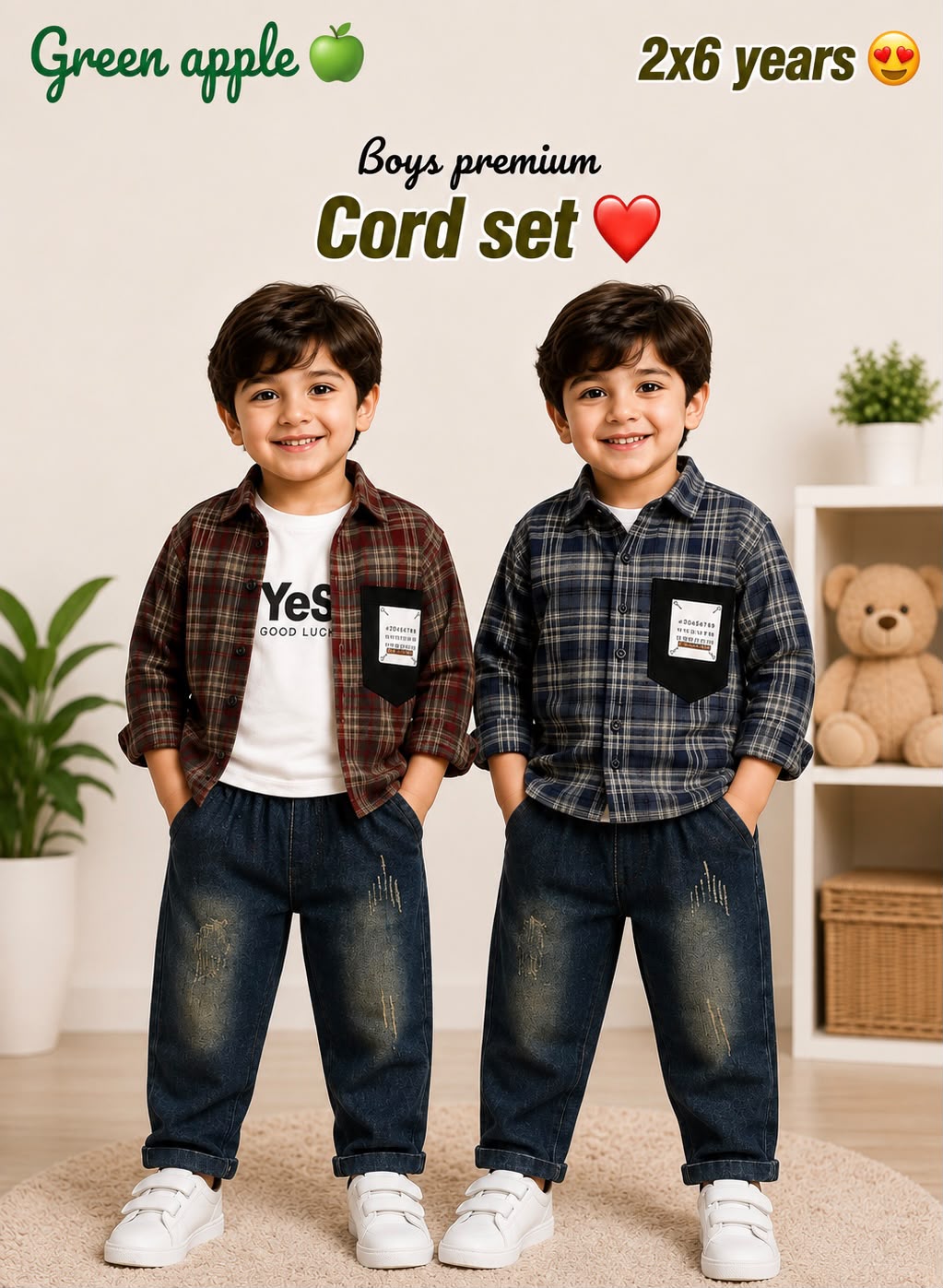 Denim 3-pis